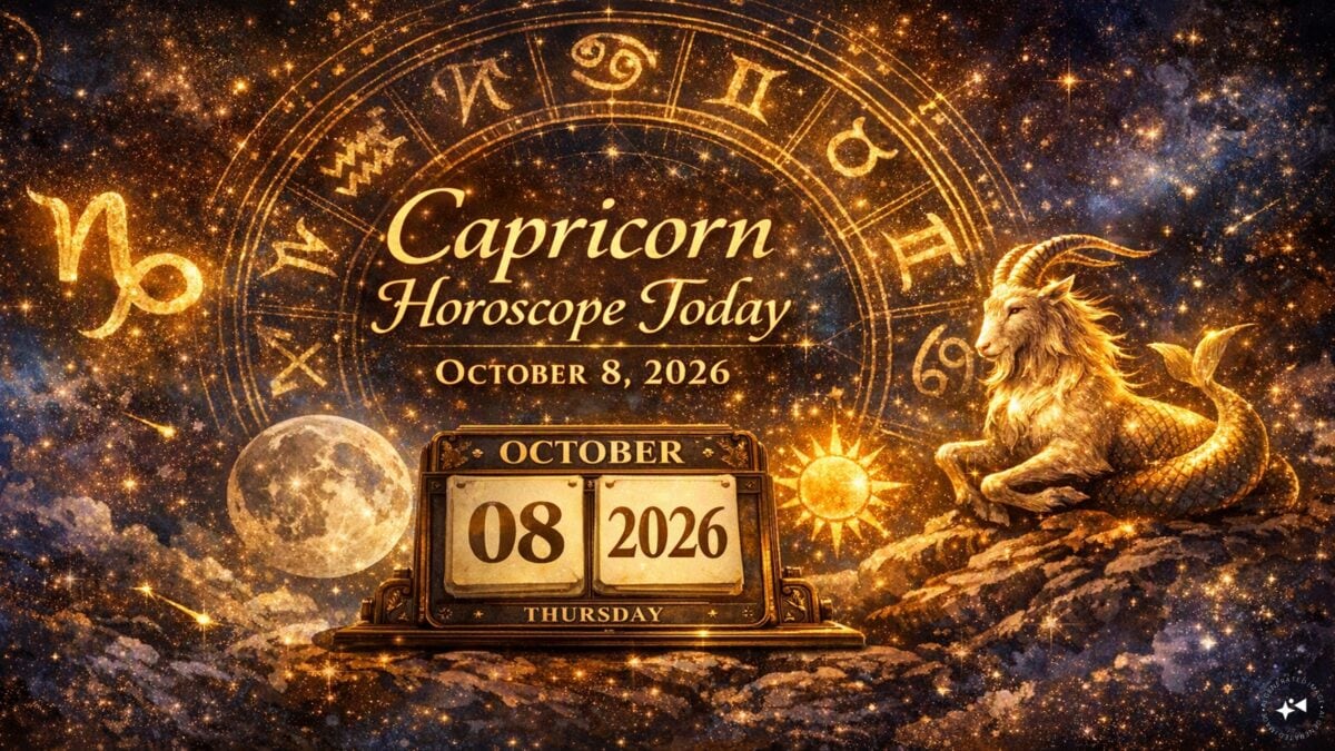 Capricorn Horoscope Today, October 8, 2026