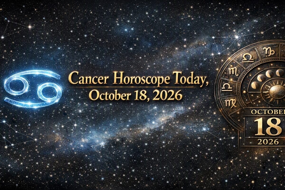 Cancer Horoscope Today, October 18, 2026