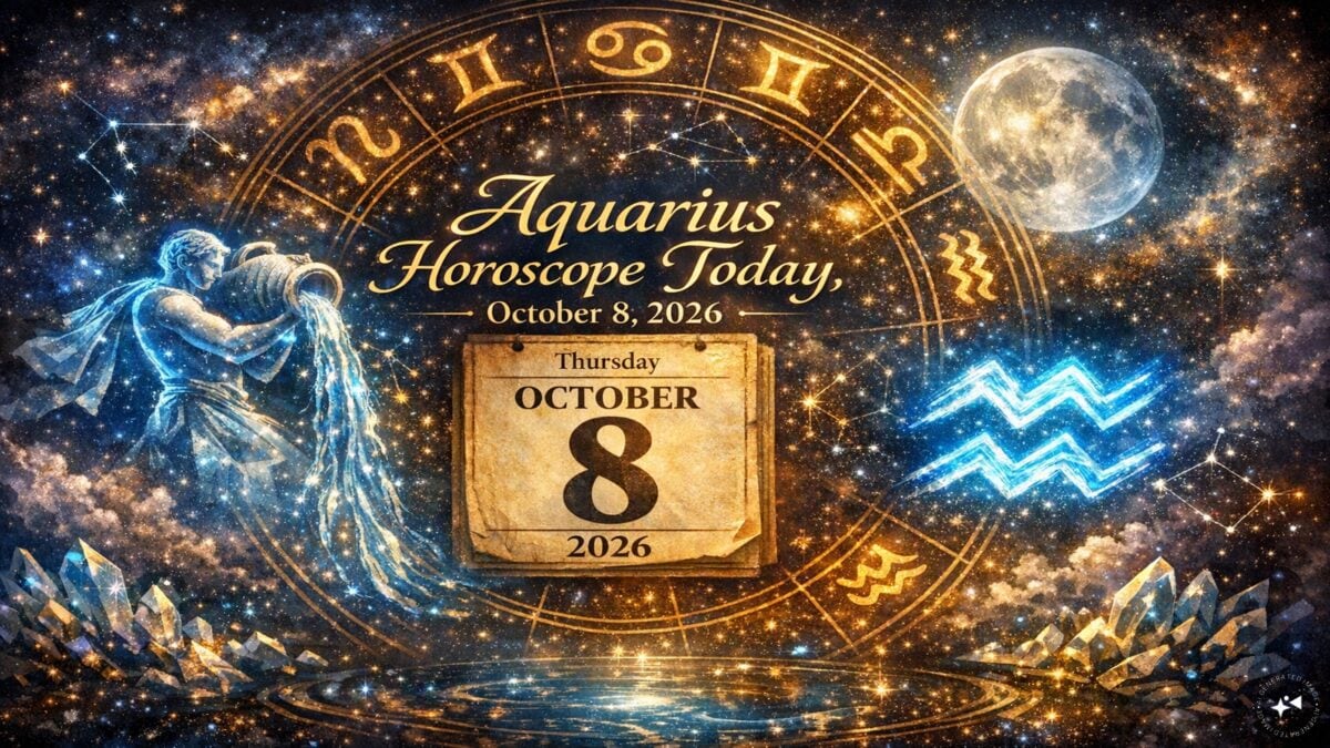 Aquarius Horoscope Today, October 8, 2026