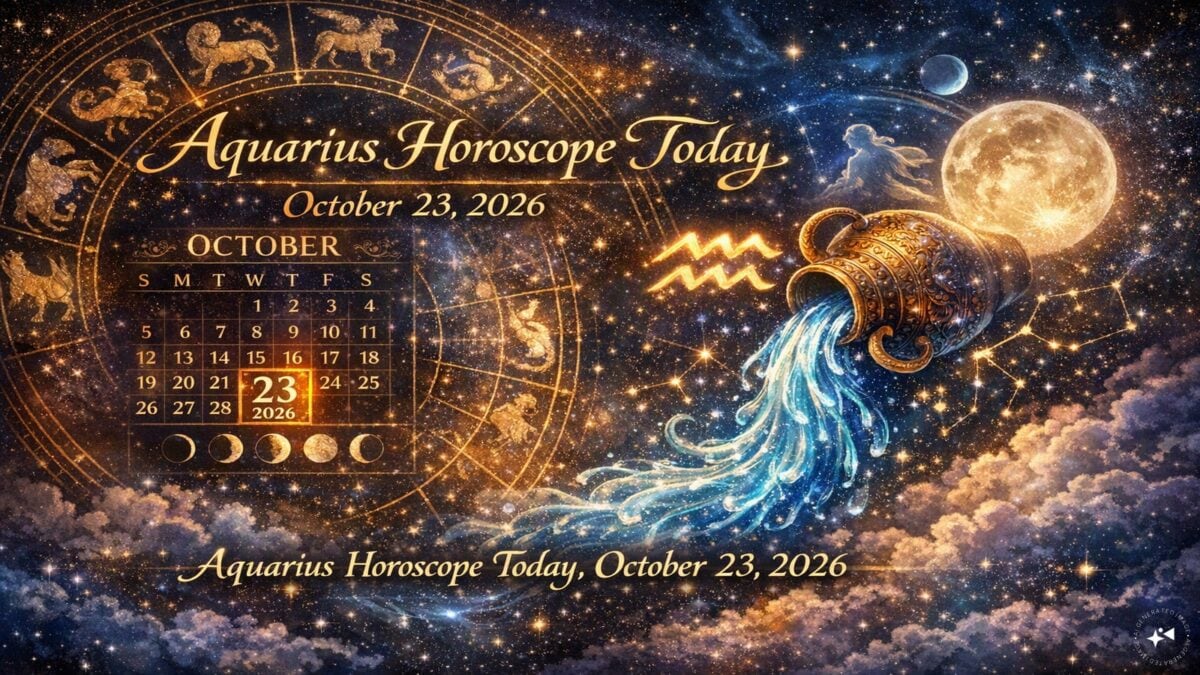 Aquarius Horoscope Today, October 23, 2026