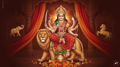 Navratri 2026 begins on October 11, with devotees worshipping Goddess Durga and her nine forms through nine days of rituals and fasting. (AI photo)