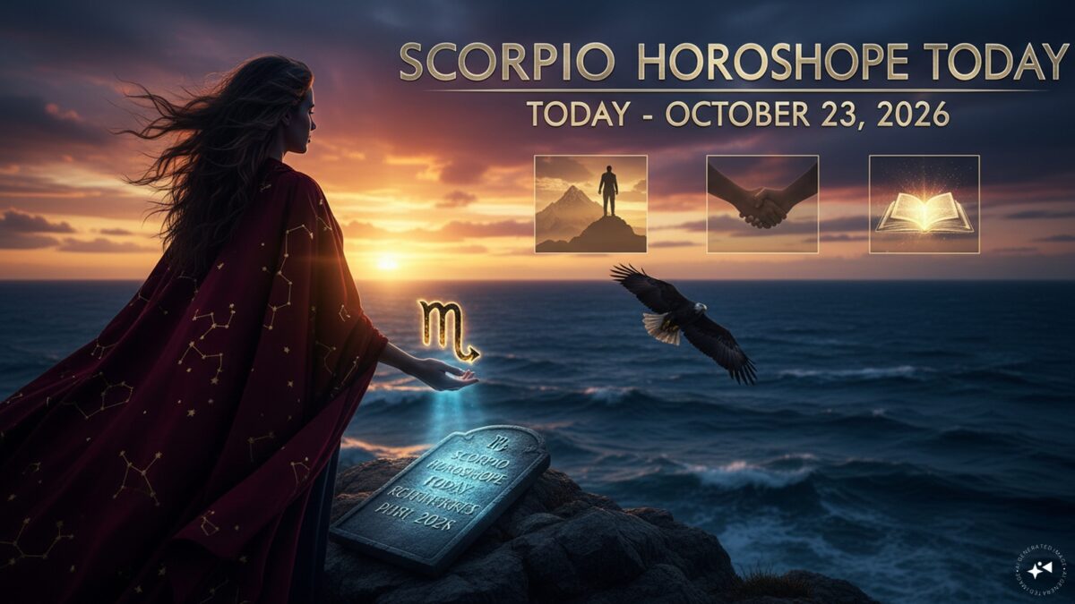 Scorpio Horoscope Today, October 23, 2026