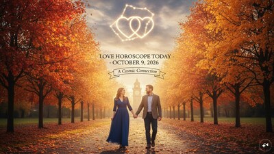 Love Horoscope Today, October 9, 2026, Know daily relationship horoscope for zodiac signs. (AI generated image)