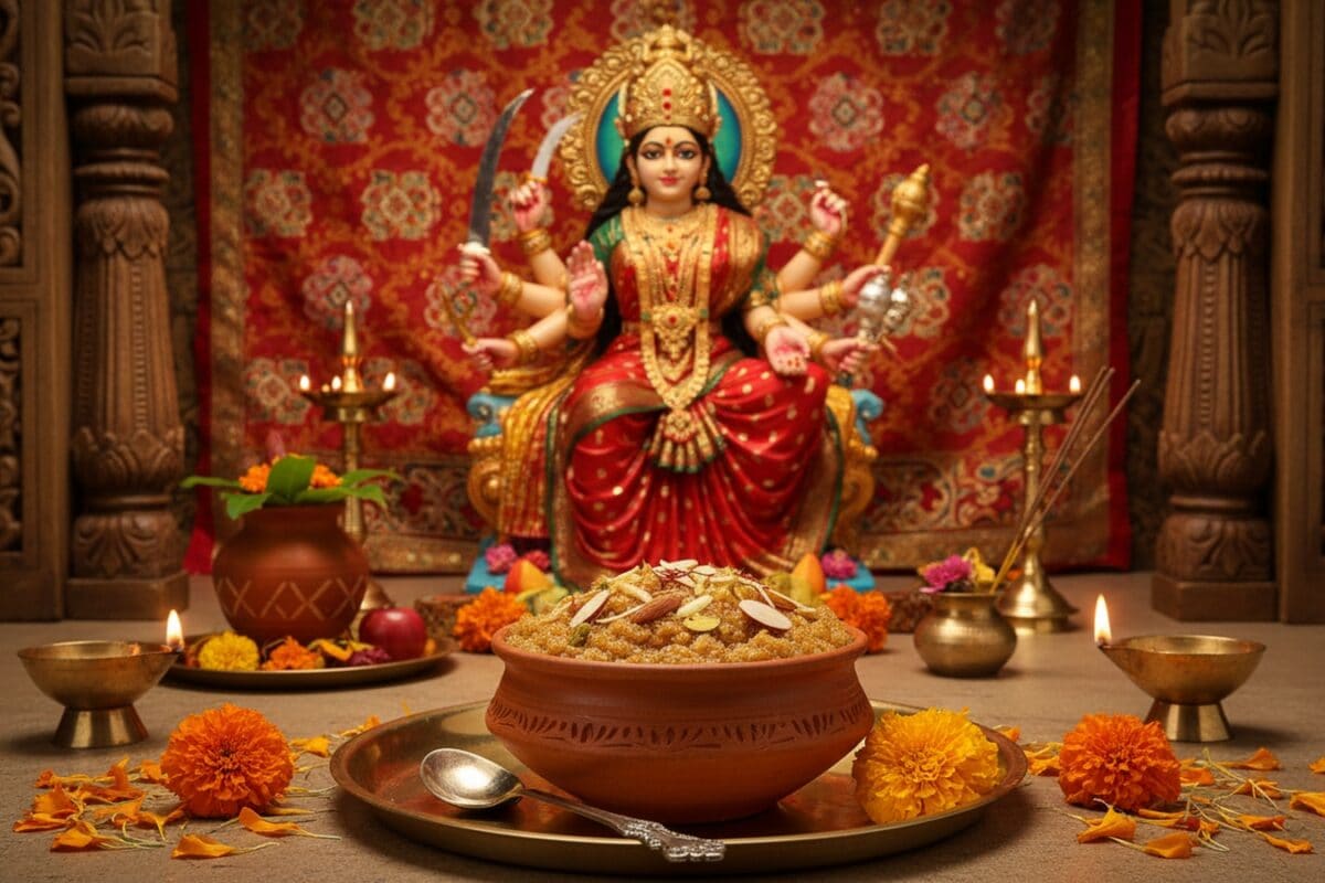Please Maa Durga With Kada Prasad This Navratri 2026: Simple Atta Halwa Recipe That Never Fails