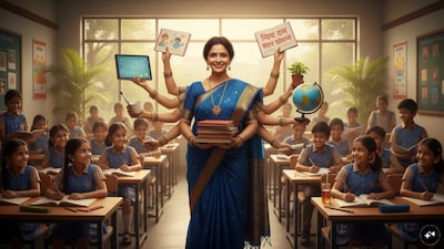The role of teachers has expanded faster than traditional training programmes have evolved, say experts. (AI Image)