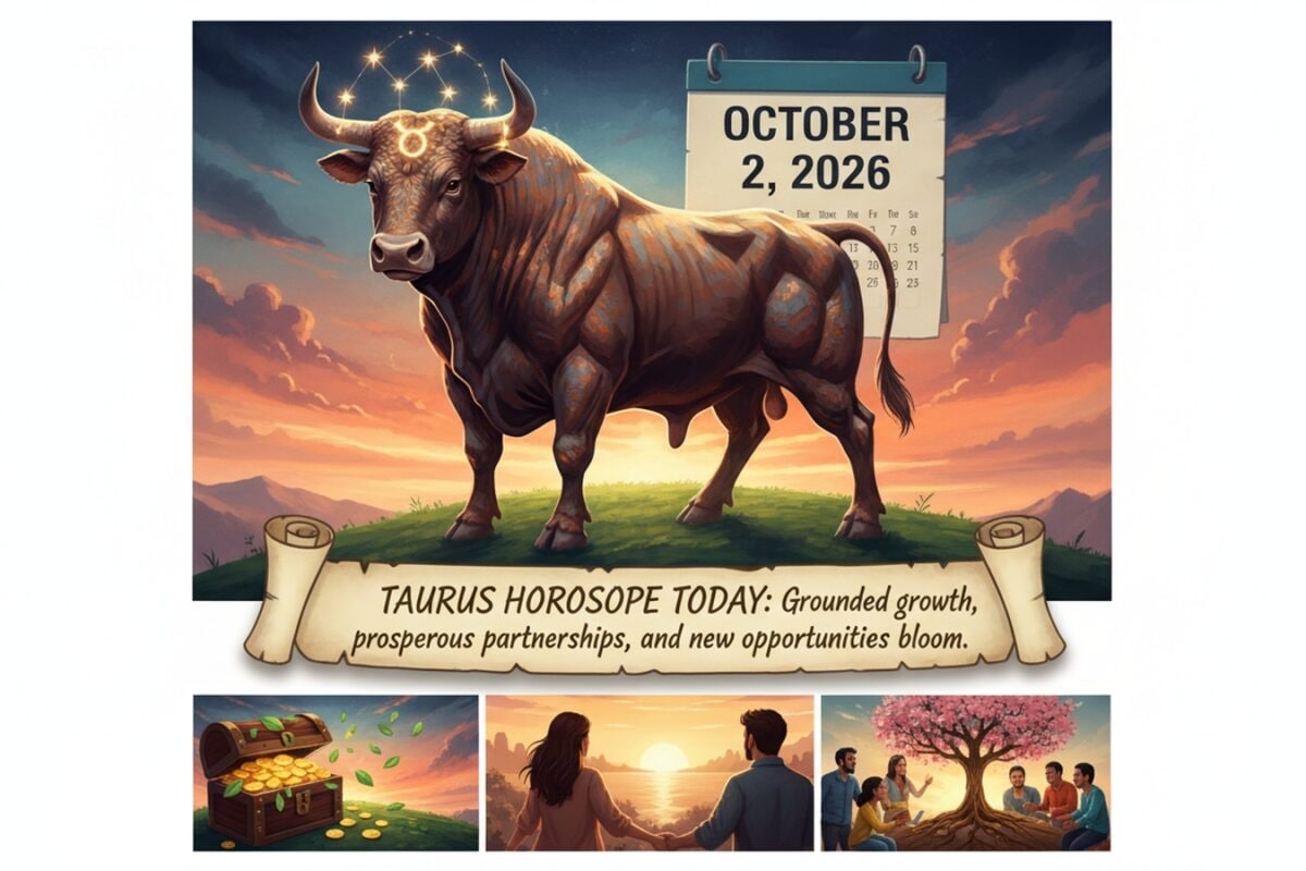 Taurus Horoscope Today, October 2, 2026