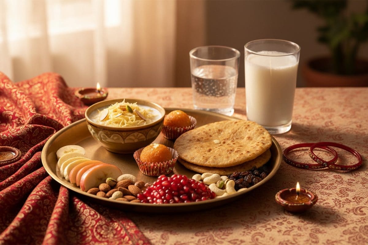 Karwa Chauth 2026 Sargi Time: What To Eat Before Sunrise And What To Include In The Thali
