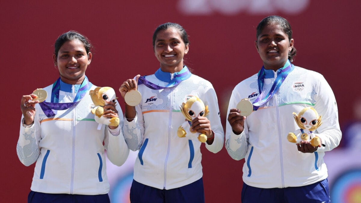 ஆசிய விளையாட்டு 2026: இந்திய பெண்கள் ரிகர்வ் அணிக்கு தங்கம்