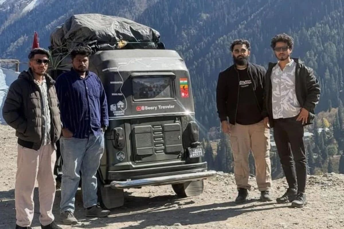 From Mangaluru To Kashmir: Four Friends Undertake 7,000-Km Autorickshaw Journey