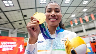 Lovlina Borgohain is the 2nd Indian female boxer to win an Asiad gold. (PTI Photo)
