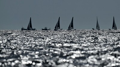 This is India's first sailing method of the Asian Games 2026. (AFP Photo)