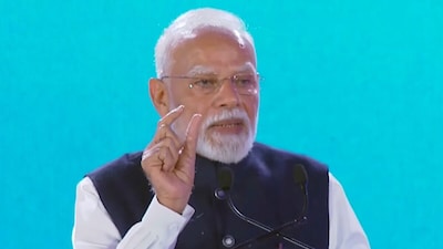 Prime Minister Narendra Modi at Bloomberg New Economy Forum. (PTI)