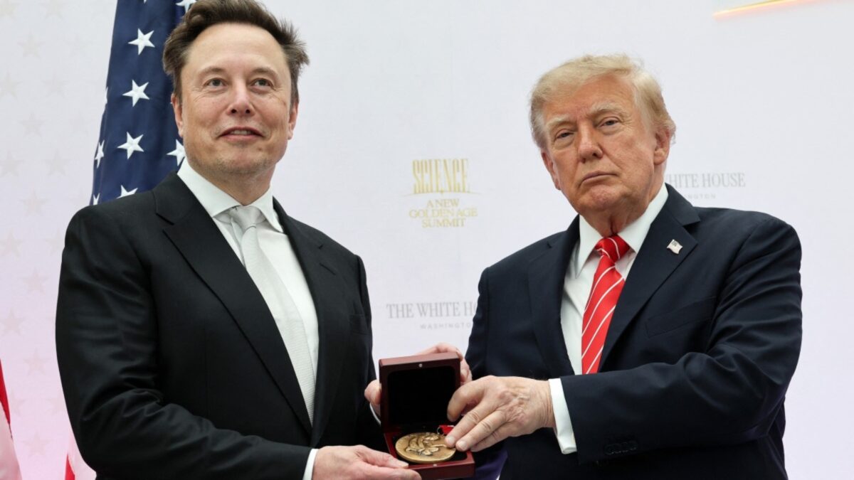Trump awards Musk National Medal of Science at White House