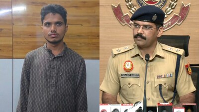 According to Delhi Police, Ahmed is a 24-year-old resident of Haryana who describes himself as an "independent journalist". (Image: ANI, News18)