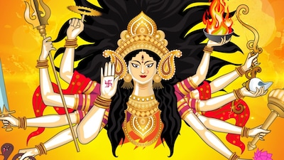  Ghatasthapana marks the beginning of Shardiya Navratri and the nine-day worship of Goddess Durga. (Image: Shutterstock)