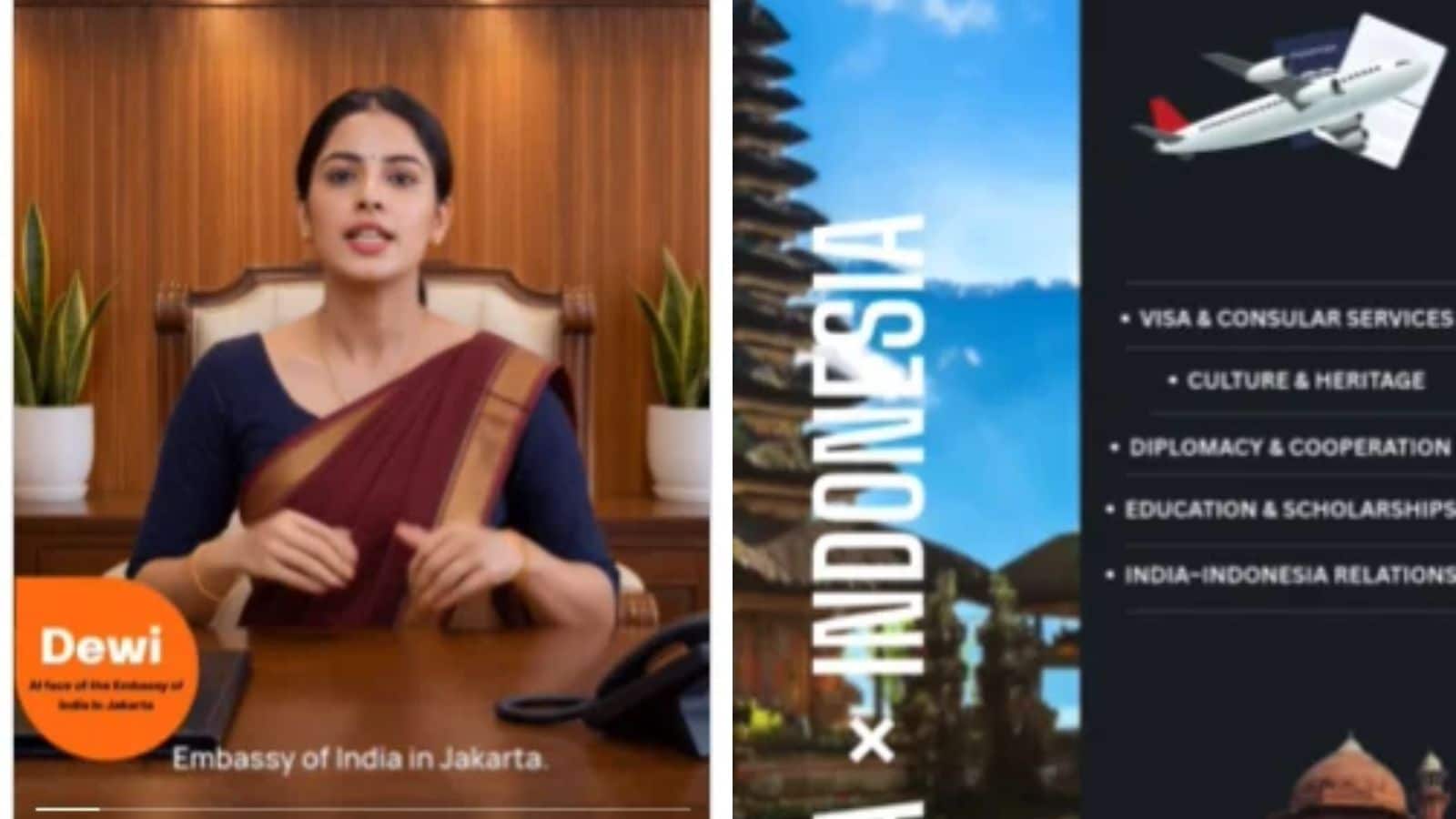 ‘Say Halo To Dewi’: Indian Embassy In Jakarta Gets An AI Avatar Just In Time For Navratri