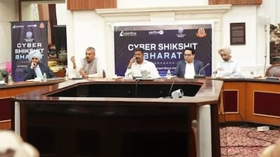 The three-day workshop, 'Cyber Shikshit Bharat' concluded on Wednesday.