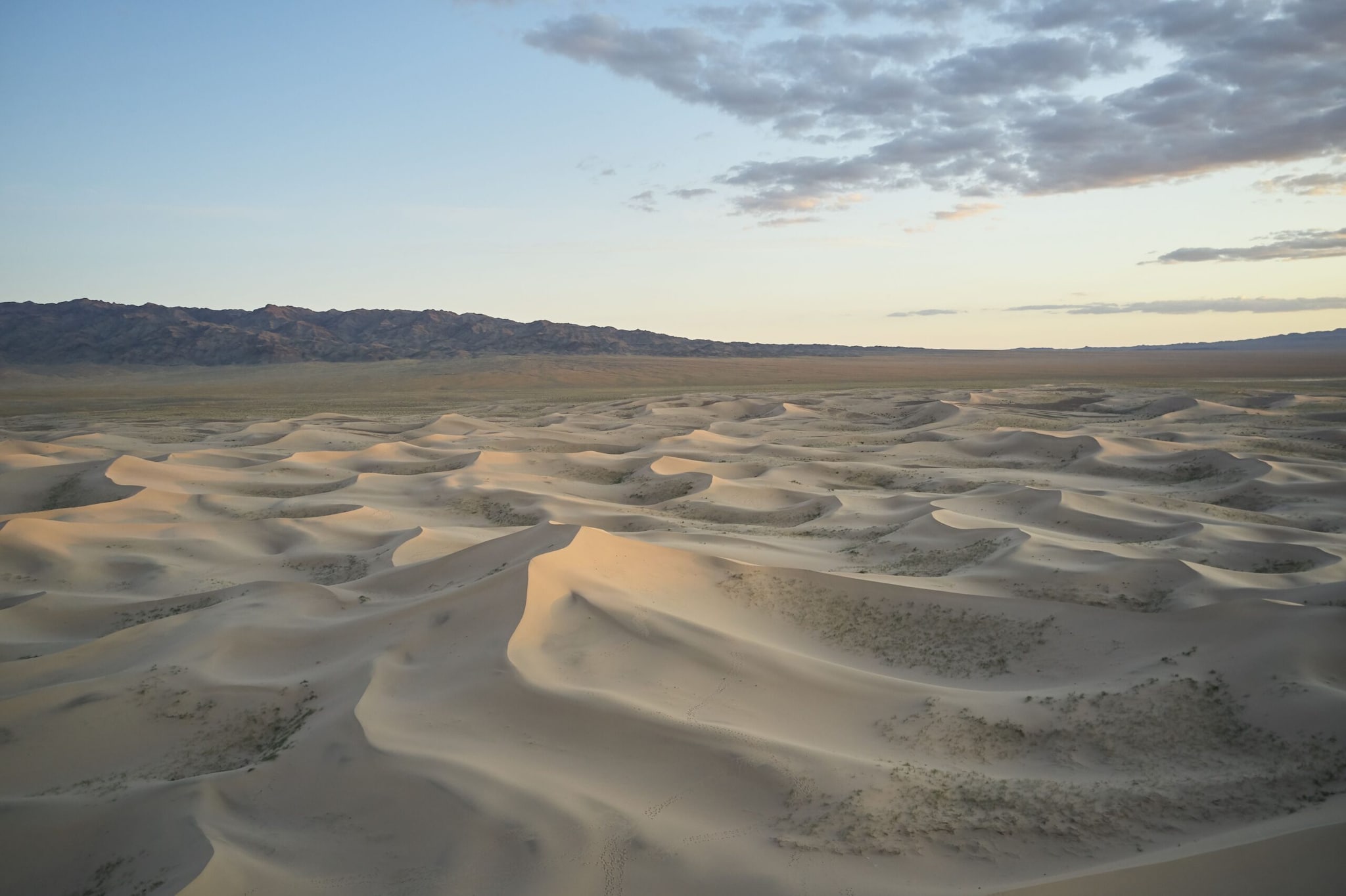 Mongolia's Gobi Desert is a major draw for travellers. A typical trip can include landscapes such as the Flaming Cliffs at Bayanzag, Yolyn Am gorge, Tsagaan Suvarga and the Khongoryn Els sand dunes. The Gobi is not simply endless sand; it features dramatic cliffs, rocky landscapes, grasslands and vast open spaces.