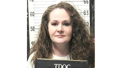 Photo provided by the Tennessee Department of Correction shows convicted US murderer Christa Pike.