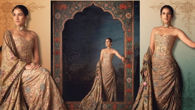 Radhika Merchant Ambani's Kalamkari Skirt Tells A Story Of Krishna Leela And The Tree Of Life