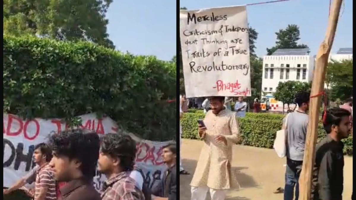 Jamia Millia Islamia Students, Guards Clash Amid ‘Free Kashmir’ Graffiti Row, Classes Moved Online