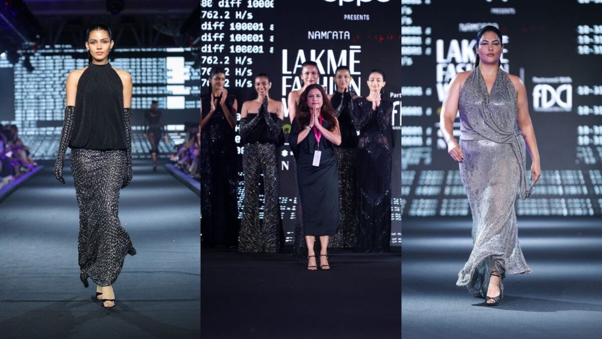 Namrata Joshipura Wants You To Think Beyond The Little Black Dress As 'OBSIDIAN' Takes Over Lakme Fashion Week