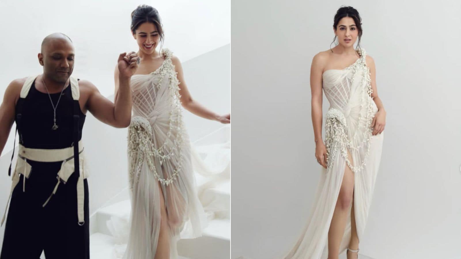 Sara Ali Khan Brings The Fragrance Of Mogra To Couture In Gaurav Gupta ...