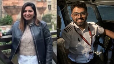 Sonal Machchhar (left), wife of Indian captain Smit Machchhar