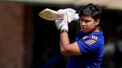 Vaibhav Sooryavanshi of India arrive into the field before the start of the 1st T20 International match between Zimbabwe and India at the Harare Sports Club, Harare, Zimbabwe on July 23, 2026.Photo: Faheem Hussain / CREIMAS for BCCI