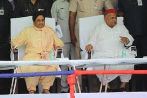 Mulayam-Mayawati Share Stage After 25 Years at Mainpuri Rally