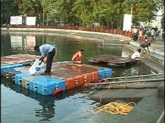 विसर्जनासाठी कृत्रिम तलाव