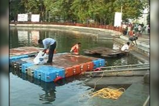 विसर्जनासाठी कृत्रिम तलाव