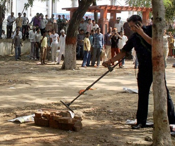 पाटणा स्फोटातील संशयिताचा मृत्यू