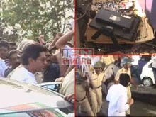 राज यांच्या उपस्थिती मनसेसैनिकांनी टोल फोडला