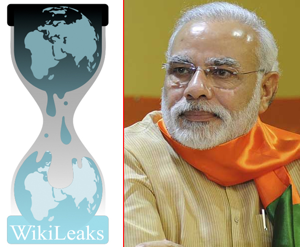'प्रामाणिक मोदीं'चा दावा विकिलिक्सने ठरवला खोटा