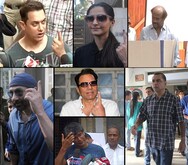 सेलिब्रिटींनी केलं मतदान 