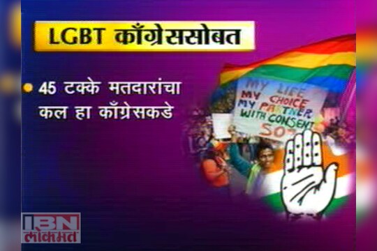 'एलजीबीटी'चा काँग्रेस आणि 'आप'कडे कल ! 