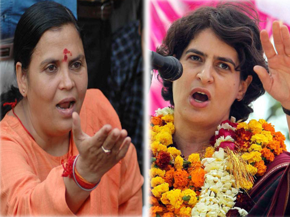 उमा भारतींनी केली प्रियांकांची राखी सावंतशी तुलना