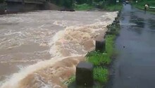 डहाणूत सूर्या नदीला पूर, प्रशासनातर्फे सतर्कतेचा इशारा
