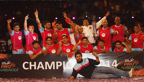 जयपूर पिंक पँथर्स प्रो कबड्डी लीग चॅम्पियन