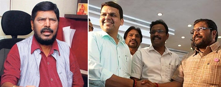 अखेर भाजपला मित्रपक्ष आठवले पण आठवलेंनाच विसरले !