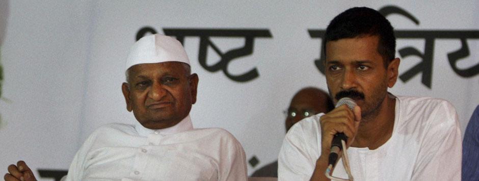 अण्णा-केजरीवाल एकत्र आले, मोदी सरकार बरसले !