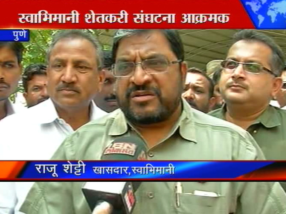 भूसंपादनाला विरोधच पण महायुतीतून बाहेर पडणार नाही - शेट्टी