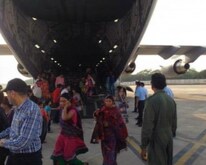 भारतीय वायू दलाचं बचावकार्य 