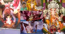 पुण्यात पाचही मानाच्या गणपतींचं विसर्जन
