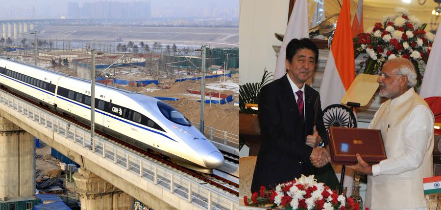 सात वर्षांत जपान बुलेट ट्रेन बनवून देणार,जपान-भारतात करार