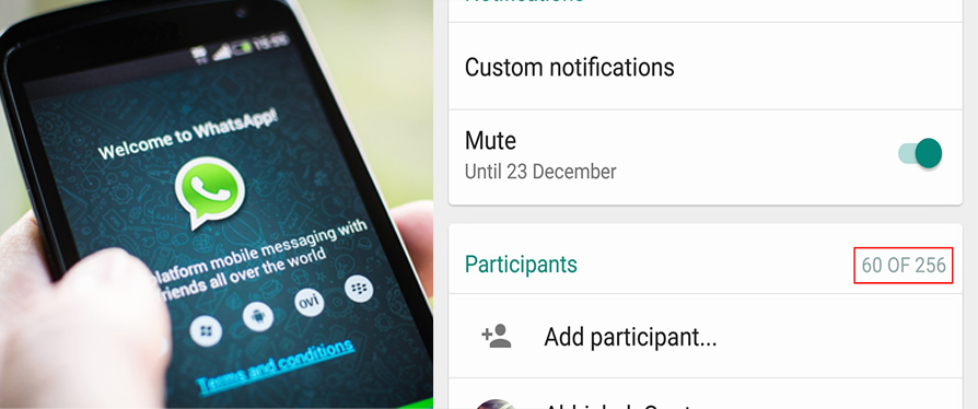 व्हॉटसअॅप अॅडमिनचं प्रस्थ वाढलं, आता 100 नव्हे 256 जणांना करा ग्रुपमध्ये अॅड !