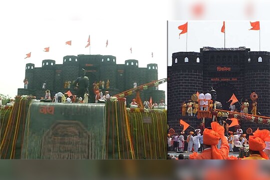 मुंबई विमानतळावर शिवाजी महाराजांच्या पुतळ्याचं उद्धव ठाकरेंच्या हस्ते अनावरण