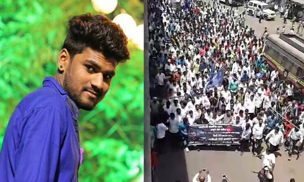 भिंवडीत आरपीआय कार्यकर्त्याच्या हत्येच्या निषेधार्थ मोर्चा