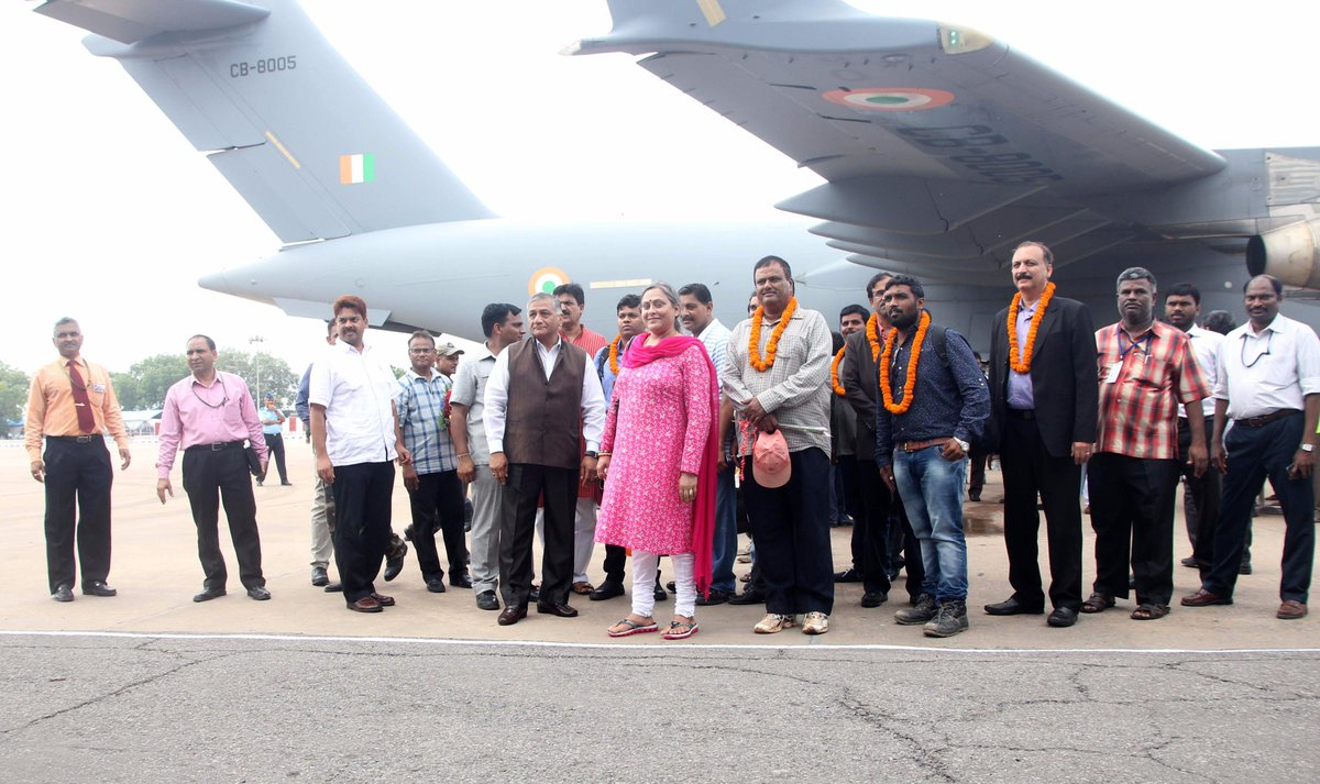 ऑपरेशन 'संकटमोचन' फत्ते, 300 भारतीय मायदेशी परतले